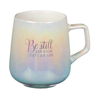 Pearl Ombre Ceramic Mug - Be Still & Know