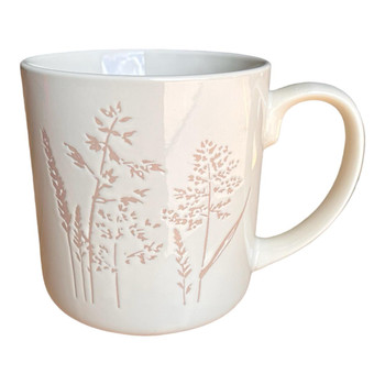 Ceramic 18oz Mug - White, Plant Impressions