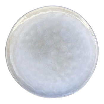 Ceramic Plate - Grey, Speckle White