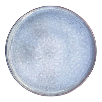 Ceramic Dinner Plate - Blue, White Speckle