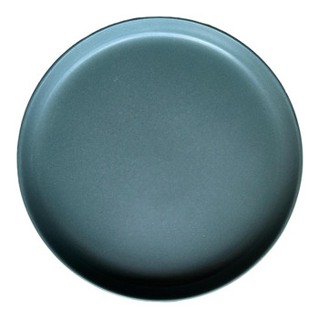 Ceramic Dinner Plate - Green, White Speckle