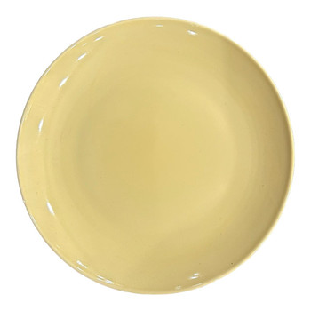 Ceramic Side Plate 20cm - Light Yellow