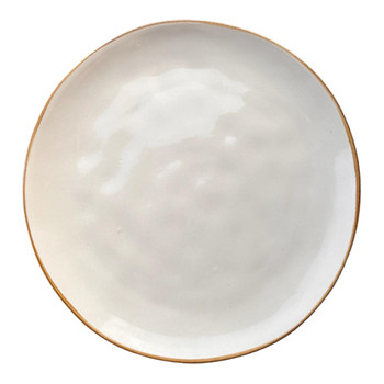 Cloudy White 20,5cm Ceramic Plate