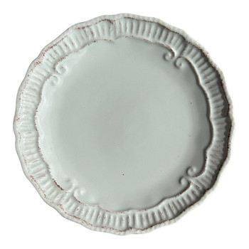 Ceramic Side Plate - Light Mint, Twirls Patterns