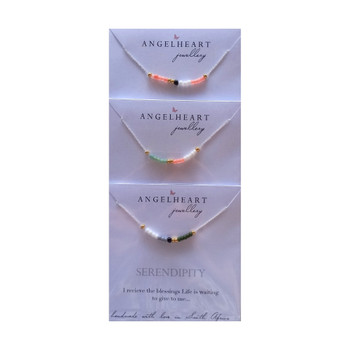 Serendipity Bead Necklace - Silver
