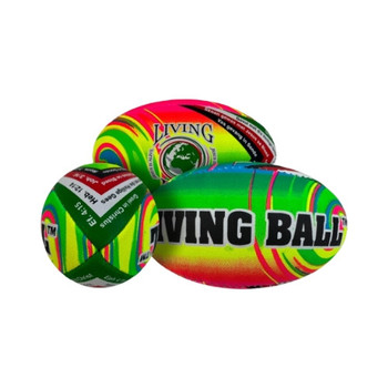 Living Rugby Ball Nr 3 Assorted Neon
