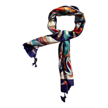 Polyester Scarf - Colourful Abstract Art