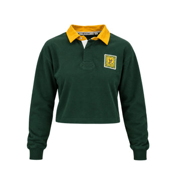 SA Supporters Classic 3/4 Crop Rugby Jersey / OS Green