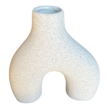 Small Ceramic Vase - White Bridge