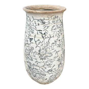 Vase 34cm - Black Floral / WAS R539
