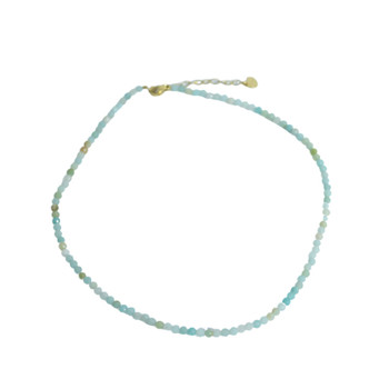Necklace - Blue And Green Beads
