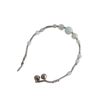 Bracelet - White Stones And Rope