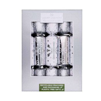 Harvey & Mason Luxury Crackers / Snowflakes / Box of 10
