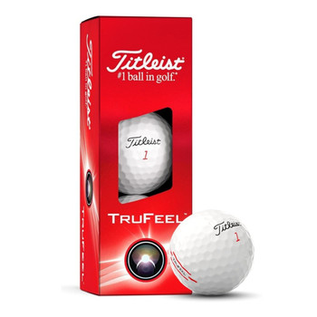 2024 Titleist TruFeel White (Pack of 3) Golfballs 2024 Titleist TruFeel White (Pack of 3) Golfballs