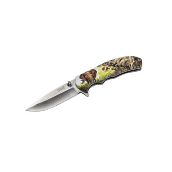 Elephant Knife with Satin Blade