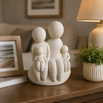 White Speckled Family Of Four