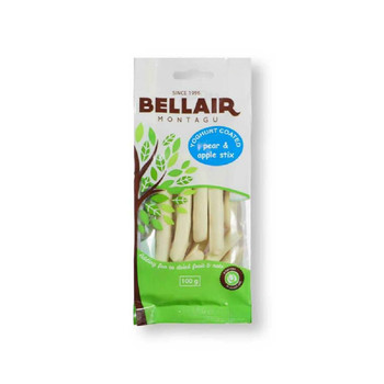 Bellair Yoghurt Coated Pear & Apple 100g Bellair Yoghurt Coated Pear & Apple 100g