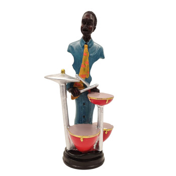 Jazz Yellow Tie Musician - Drum Player 20cmh