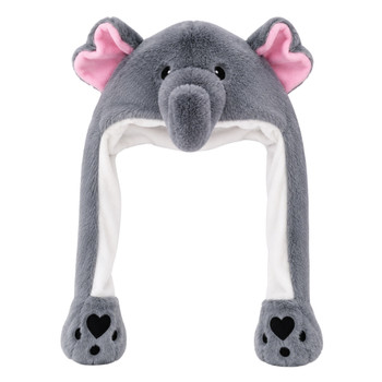 Grey Elephant Squeeze Hat