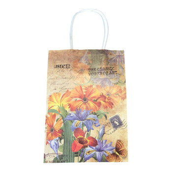 Blue Lilies, Vintage Small Giftbag