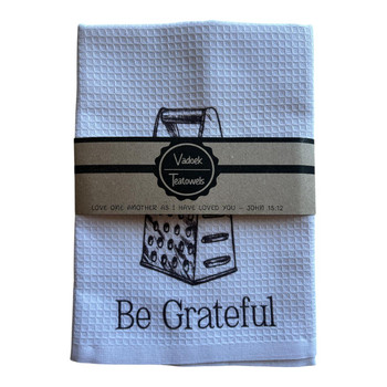 Single Printed Dishcloth - Be Grateful