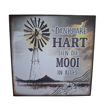 Wall Art - 'n Dankbare Hart