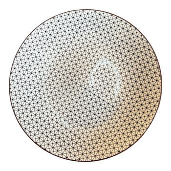 Ceramic Side Plate - Black Triangles