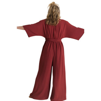 Batwing Jumpsuit / Merlot
