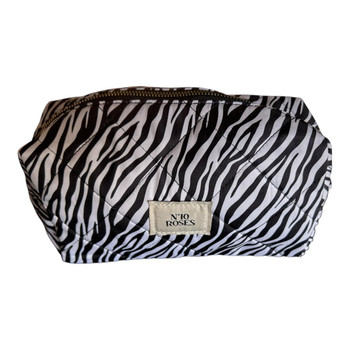 Polyester Make Up Bag - Zebra Stripes
