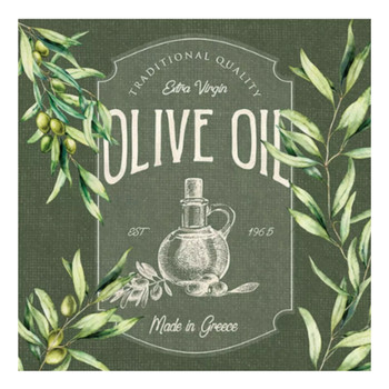 Serviette - Olive Oil (33x33cm)