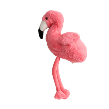 Pink Dangling Legs Flamingo Soft Toy