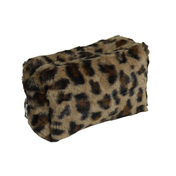Leopard Print Cosmetic Bag