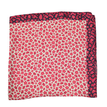 Floral Print Square Scarf