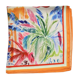Tropical Paradise Square Scarf