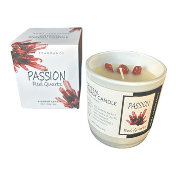 Home Fragrance Scented Candle - Passion Red Quartz