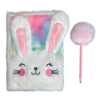 Notebook Giftset - White Long Ear Bunny
