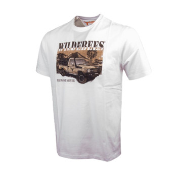 Wildebees Plaas Cruiser SS T-shirt / White