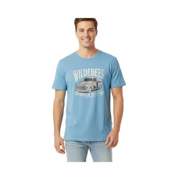 Wildebeees Casual Tee Farm Truck / Cadet Blue
