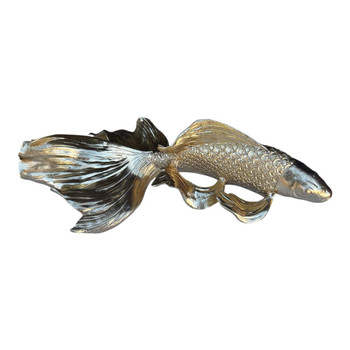 Gold Koi Fish Resting