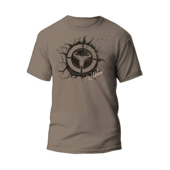 Wildebees Mens Mud Crack Tee - Desert Sand
