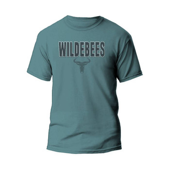 Wildebees Mens Raised Up Tee - Cadet Blue