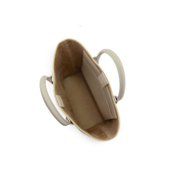 Weave Tote Bag / Beige Milk White