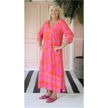 New Plett Kaftan / Tropical Coral