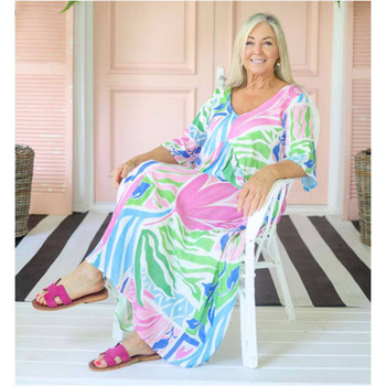 Cheryl Dress / Palm Breeze