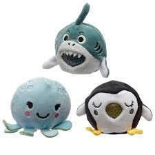 Adoramals Plush Squeezy Toy / Sealife