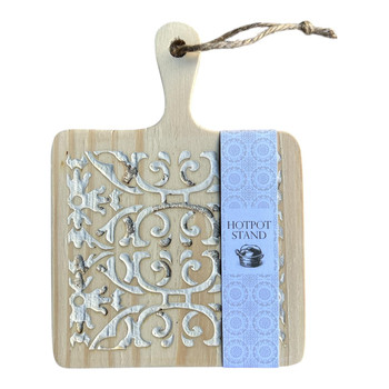 Hotpot Stand Wall Decor Square - Vintage Pattern