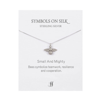 Sterling Silver Necklace / Bee