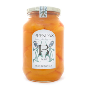 Brendas Peaches In Syrup 1L