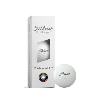 2026 Titleist Velocity White Golf Balls / 3 Pack