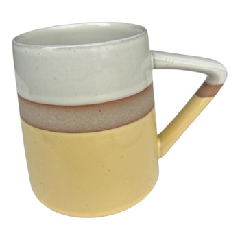 Yellow Three Tone Ceramic Mug